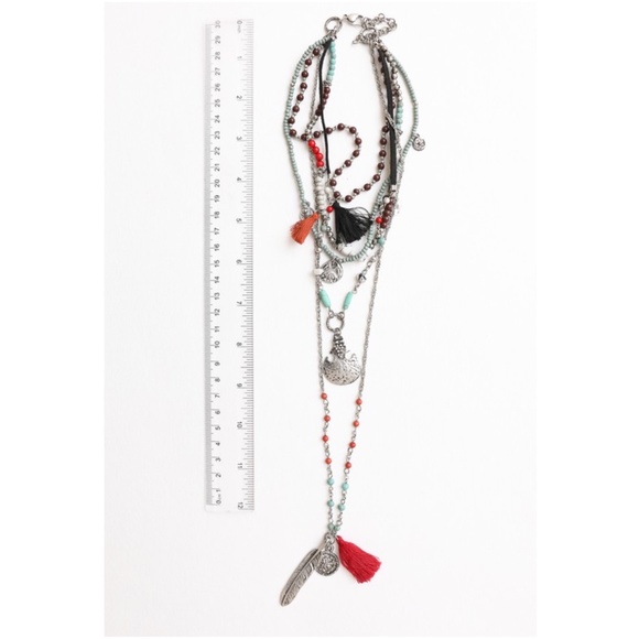 Boho Silver Tone Necklace listing for live show - Picture 3 of 6